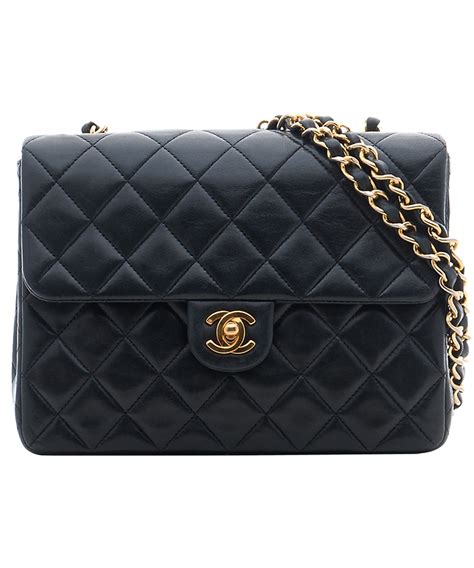 black quilted chanel bag|Chanel black bag price.